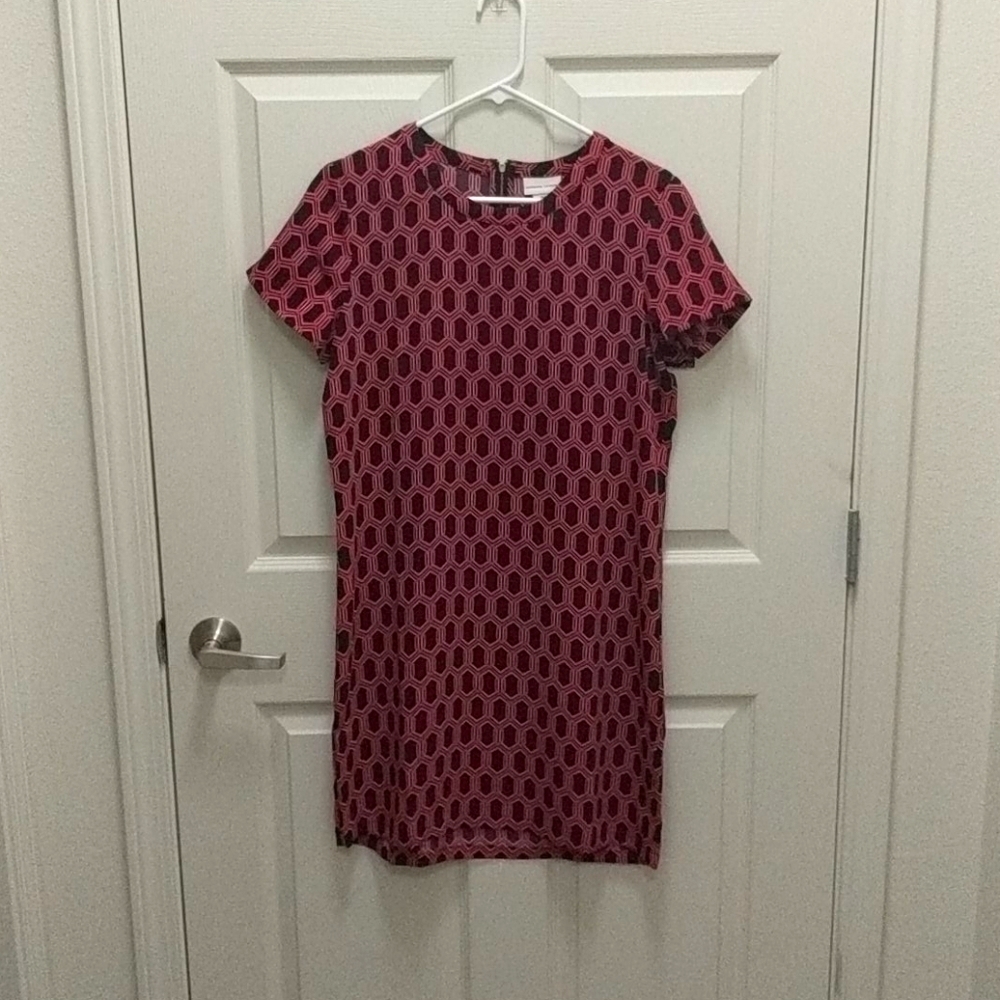 Adrienne Vittadini Short Sleeve Sheath Dress